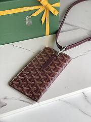 Goyard MontMartre Dark Red Wallet - 10x1x18cm - 3