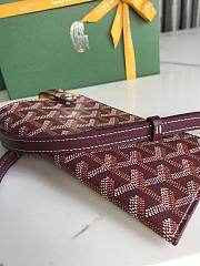 Goyard MontMartre Dark Red Wallet - 10x1x18cm - 5