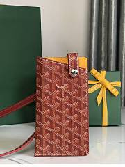 Goyard MontMartre Red Wallet - 10x1x18cm - 1