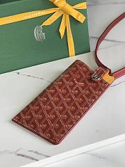 Goyard MontMartre Red Wallet - 10x1x18cm - 5