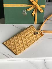 Goyard MontMartre Yellow Wallet - 10x1x18cm - 4