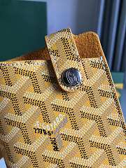 Goyard MontMartre Yellow Wallet - 10x1x18cm - 3