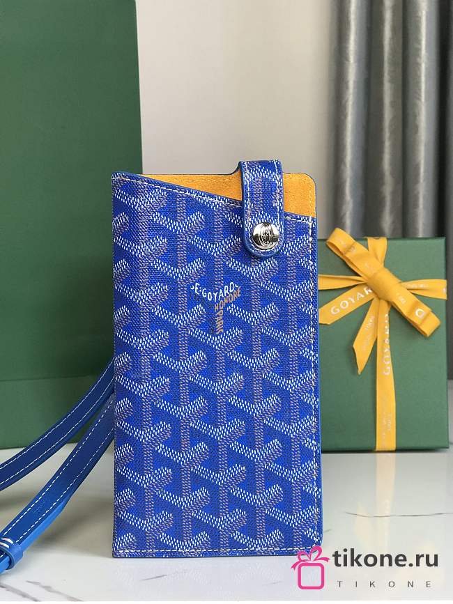 Goyard MontMartre Blue Wallet - 10x1x18cm - 1