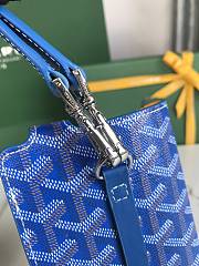 Goyard MontMartre Blue Wallet - 10x1x18cm - 2