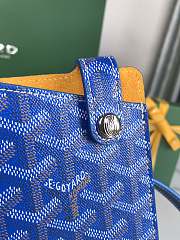 Goyard MontMartre Blue Wallet - 10x1x18cm - 3