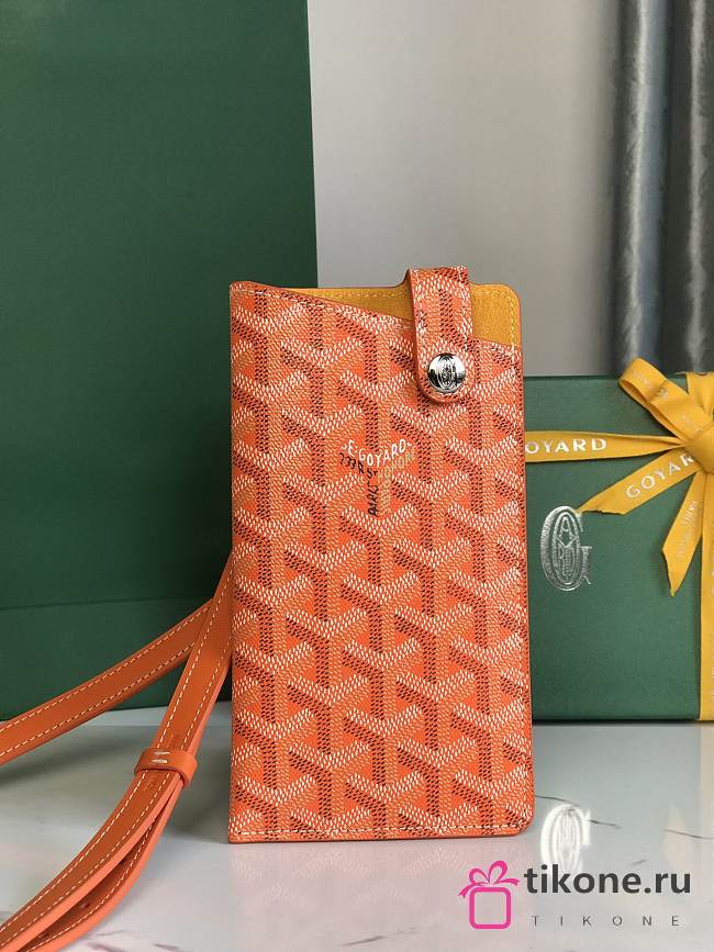 Goyard MontMartre Orange Wallet - 10x1x18cm - 1