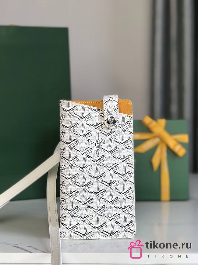 Goyard MontMartre White Wallet - 10x1x18cm - 1