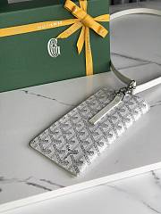 Goyard MontMartre White Wallet - 10x1x18cm - 4