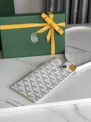 Goyard MontMartre White Wallet - 10x1x18cm - 2