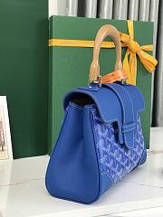 Goyard Blue Saigon Mini Shoulder Bag - 20x14.5×9cm - 5