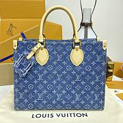 Louis Vuitton M46871 Onthego Denim Totebag - 35x27x14cm - 1