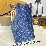 Louis Vuitton M46871 Onthego Denim Totebag - 35x27x14cm - 3