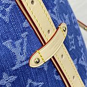 Louis Vuitton M46855 CarryAll Monogram Denim Bag - 39x30x15cm - 4