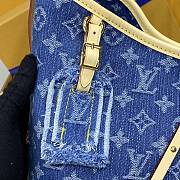 Louis Vuitton M46855 CarryAll Monogram Denim Bag - 39x30x15cm - 2