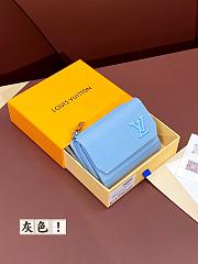 Louis Vuitton M82410 Slender Pilot Blue Wallet - 11x8.5x2cm - 1