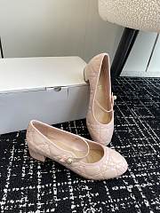 Dior Light Pink Lambskin Sandals - 5