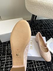 Dior Light Pink Lambskin Sandals - 4