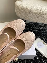 Dior Light Pink Lambskin Sandals - 2