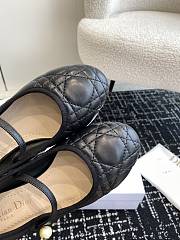 Dior Black Lambskin Sandals 01 - 3