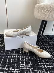 Dior White Lambskin Sandals 01 - 4