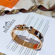 Hermes Clic Clac H Les Allures Black Bracelet - 1