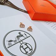 Hermes Gold Clic Earrings - 2