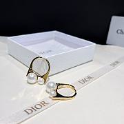 Dior Pearl Gold Earrings - 1