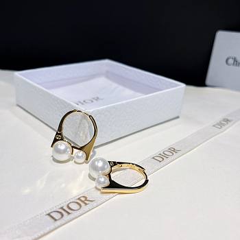 Dior Pearl Gold Earrings