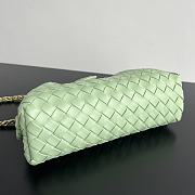 Bottega Veneta Lauren 1980 Teen Mint Leather Clutch - 16.5x31.5x11cm - 4