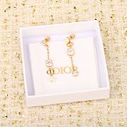 Dior Gold Long Earrings - 3