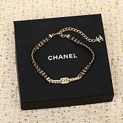 Chanel Gold Choker With Stones - 1