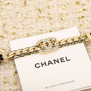 Chanel Gold Choker With Stones - 3