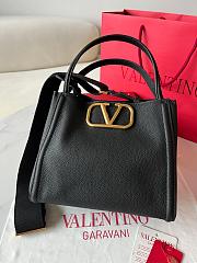 Valentino Garavani Alltime Black Leather - 26x21x17cm - 5