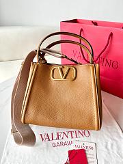 Valentino Garavani Alltime Brown Leather - 26x21x17cm - 3