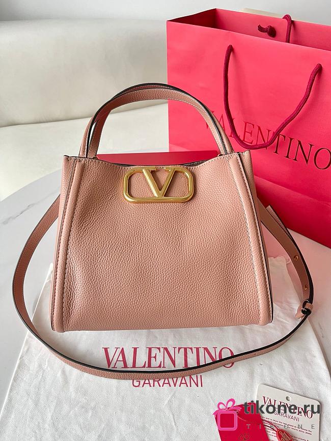 Valentino Garavani Alltime Pink Leather - 26x21x17cm - 1