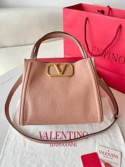 Valentino Garavani Alltime Pink Leather - 26x21x17cm - 1