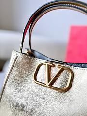 Valentino Garavani Alltime Silver Leather - 26x21x17cm - 4