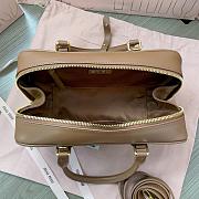 Miumiu Arcadie Leather Medium Bag Brown - 27x12x9cm - 2