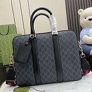 Gucci GG Briefcase With Shoulder Strap - 36.5x28.5x7cm - 1