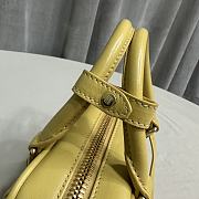 Miumiu Yellow Matelassé Leather Small Bag - 19x13x6cm - 3