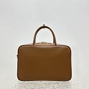 Miumiu Leather Beau Bag Brown - 34x23x10cm - 5