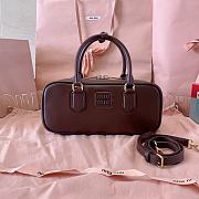 Miumiu Arcadie Leather Medium Bag Radica - 27x12x9cm - 1