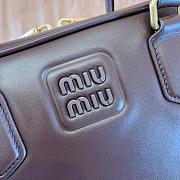 Miumiu Arcadie Leather Medium Bag Radica - 27x12x9cm - 6