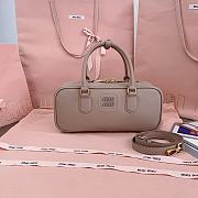 Miumiu Arcadie Leather Medium Bag Cameo - 27x12x9cm - 2