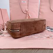 Miumiu Suede Beau Bag Brown - 34x23x10cm - 3