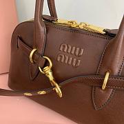 Miumiu Aventure Nappa Leather Top-Handle Bag Briarwood - 31x27x11cm - 2