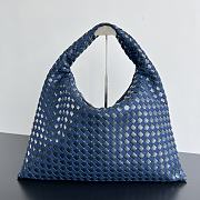 Bottega Veneta Large Hop Intrecciato Leather and Denim - 54x24x13cm - 1