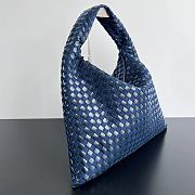 Bottega Veneta Large Hop Intrecciato Leather and Denim - 54x24x13cm - 4