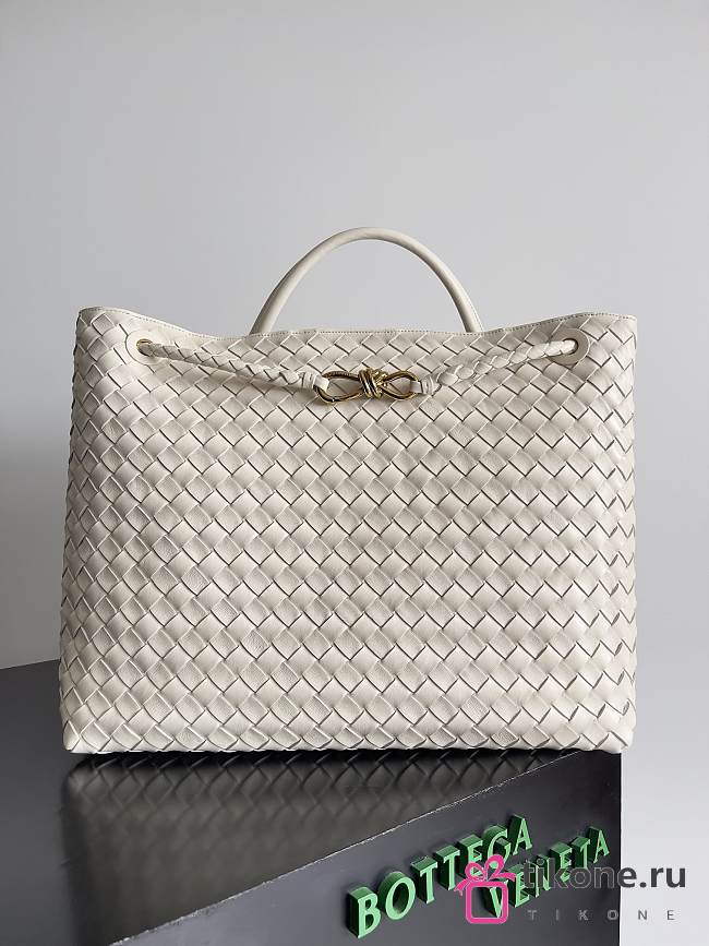 Bottega Veneta Sea Salt Large Andiamo - 42x35x18cm - 1