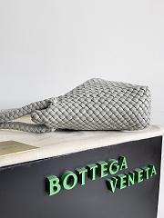 Bottega Veneta Tosca Grey Leather Handbag - 27x18x9cm - 4